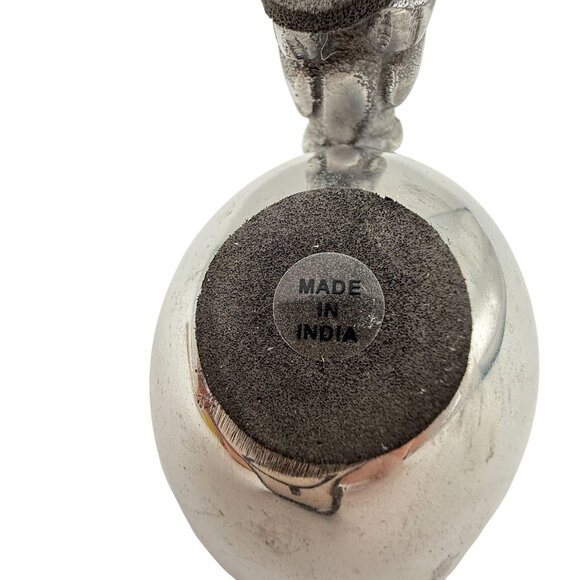 Vtg Bunny Candy Bowl Trinket Dish Cast Aluminum Enameled Bowl Easter Spring - Picture 7 of 9